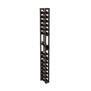 Elementcollection 1 Column Display Row Wood Wine Rack Black Stained