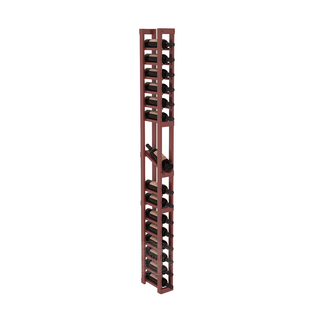 Elementcollection 1 Column Display Row Wood Wine Rack Cherry Stained