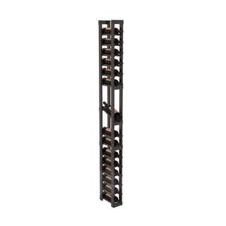 Elementcollection 1 Column Display Row Wood Wine Rack Black Stained