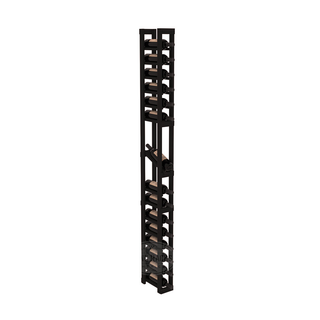 Elementcollection 1 Column Display Row Wood Wine Rack Black Stained