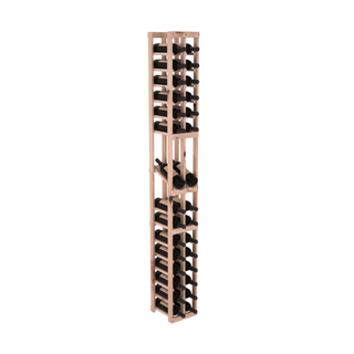 Elementcollection 2 Column Display Row Wood Wine Rack Unstained
