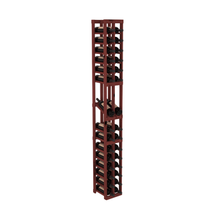 Elementcollection 2 Column Display Row Wood Wine Rack Cherry Stained