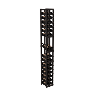 Elementcollection 2 Column Display Row Wood Wine Rack Black Stained