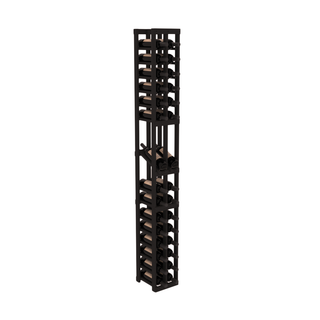 Elementcollection 2 Column Display Row Wood Wine Rack Black Stained