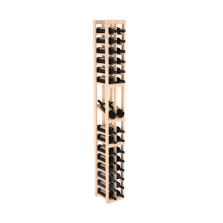 Elementcollection 2 Column Display Row Wood Wine Rack Unstained Element Collection