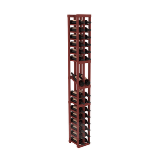 Elementcollection 2 Column Display Row Wood Wine Rack Cherry Stained