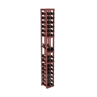 Elementcollection 2 Column Display Row Wood Wine Rack Cherry Stained