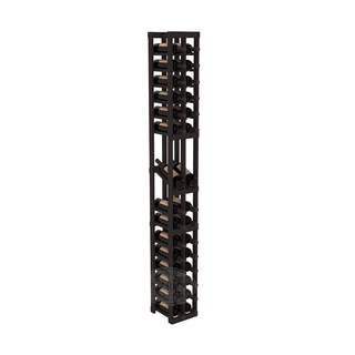 Elementcollection 2 Column Display Row Wood Wine Rack Black Stained
