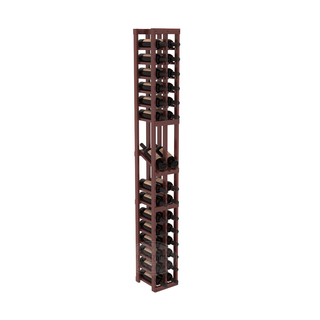 Elementcollection 2 Column Display Row Wood Wine Rack Cherry Stained