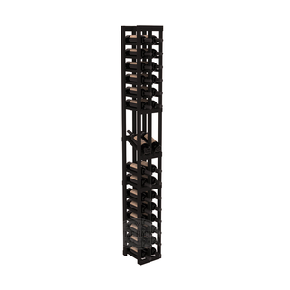 Elementcollection 2 Column Display Row Wood Wine Rack Black Stained