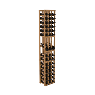 Elementcollection 3 Column Display Wood Wine Rack Oak Stained