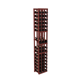 Elementcollection 3 Column Display Wood Wine Rack Oak Stained