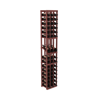 Elementcollection 3 Column Display Wood Wine Rack Cherry Stained