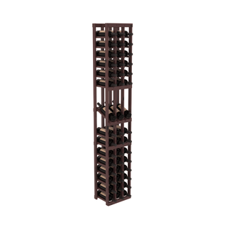 Elementcollection 3 Column Display Wood Wine Rack Walnut Stained