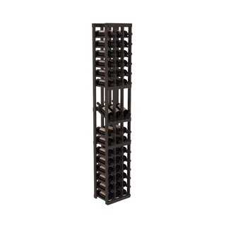 Elementcollection 3 Column Display Wood Wine Rack Black Stained