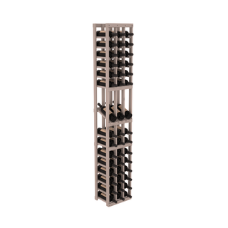 Elementcollection 3 Column Display Wood Wine Rack Black Stained