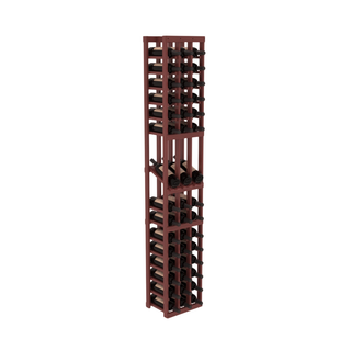 Elementcollection 3 Column Display Wood Wine Rack Cherry Stained