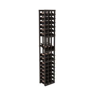 Elementcollection 3 Column Display Wood Wine Rack Black Stained