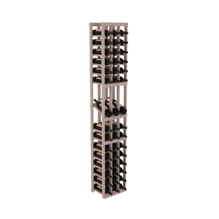 Elementcollection 3 Column Display Wood Wine Rack Black Stained