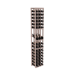Elementcollection 3 Column Display Wood Wine Rack Greywash Stained