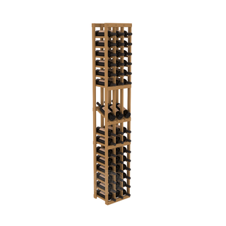 Elementcollection 3 Column Display Wood Wine Rack Oak Stained