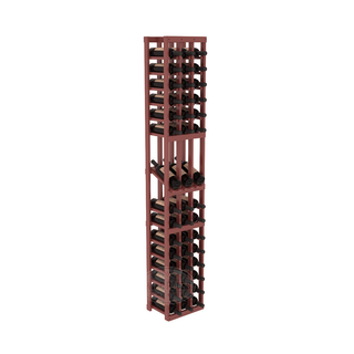Elementcollection 3 Column Display Wood Wine Rack Cherry Stained
