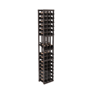 Elementcollection 3 Column Display Wood Wine Rack Black Stained
