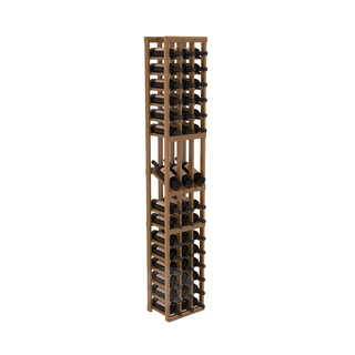 Elementcollection 3 Column Display Wood Wine Rack Oak Stained