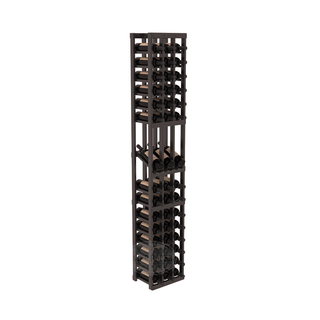 Elementcollection 3 Column Display Wood Wine Rack Black Stained