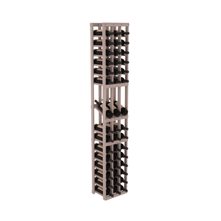 Elementcollection 3 Column Display Wood Wine Rack Black Stained