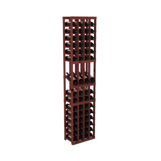 Elementcollection 4 Column Display Wood Wine Rack Cherry Stained