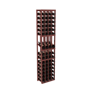 Elementcollection 4 Column Display Wood Wine Rack Cherry Stained