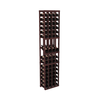 Elementcollection 4 Column Display Wood Wine Rack Walnut Stained