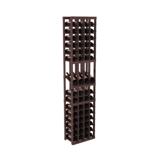 Elementcollection 4 Column Display Wood Wine Rack Walnut Stained