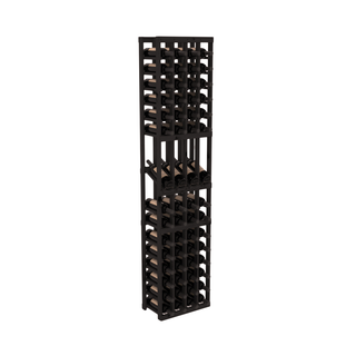 Elementcollection 4 Column Display Wood Wine Rack Black Stained