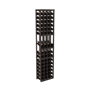 Elementcollection 4 Column Display Wood Wine Rack Black Stained