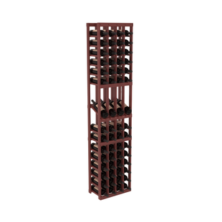 Elementcollection 4 Column Display Wood Wine Rack Cherry Stained