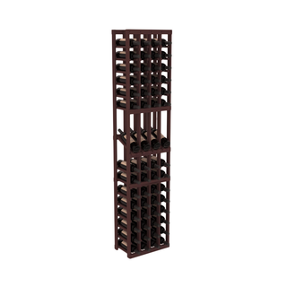 Elementcollection 4 Column Display Wood Wine Rack Walnut Stained