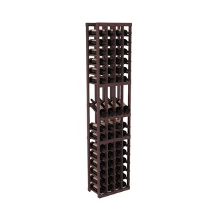 Elementcollection 4 Column Display Wood Wine Rack Walnut Stained