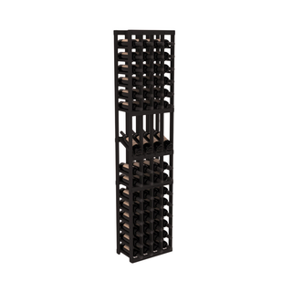Elementcollection 4 Column Display Wood Wine Rack Black Stained