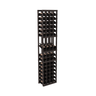 Elementcollection 4 Column Display Wood Wine Rack Black Stained