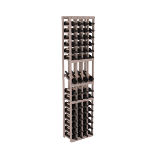 Elementcollection 4 Column Display Wood Wine Rack Greywash Stained