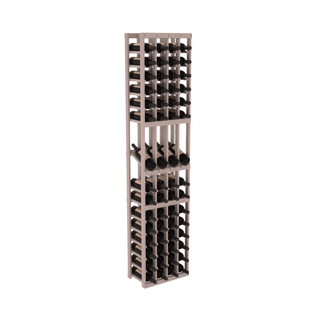 Elementcollection 4 Column Display Wood Wine Rack Greywash Stained