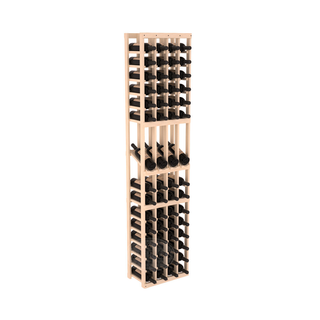 Elementcollection 4 Column Display Wood Wine Rack Unstained Element Collection