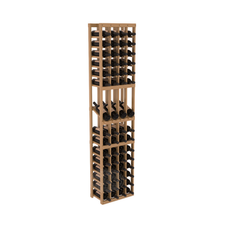 Elementcollection 4 Column Display Wood Wine Rack Oak Stained