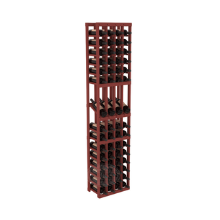 Elementcollection 4 Column Display Wood Wine Rack Cherry Stained