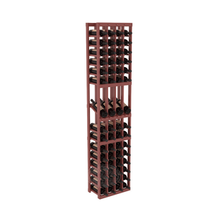 Elementcollection 4 Column Display Wood Wine Rack Cherry Stained