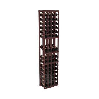 Elementcollection 4 Column Display Wood Wine Rack Walnut Stained