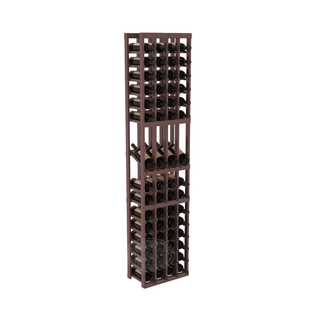 Elementcollection 4 Column Display Wood Wine Rack Walnut Stained