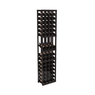 Elementcollection 4 Column Display Wood Wine Rack Black Stained